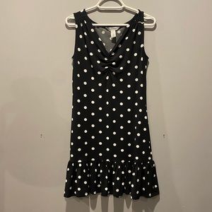 White House black market polka dot dress
